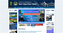 Desktop Screenshot of imigrasipadang.com